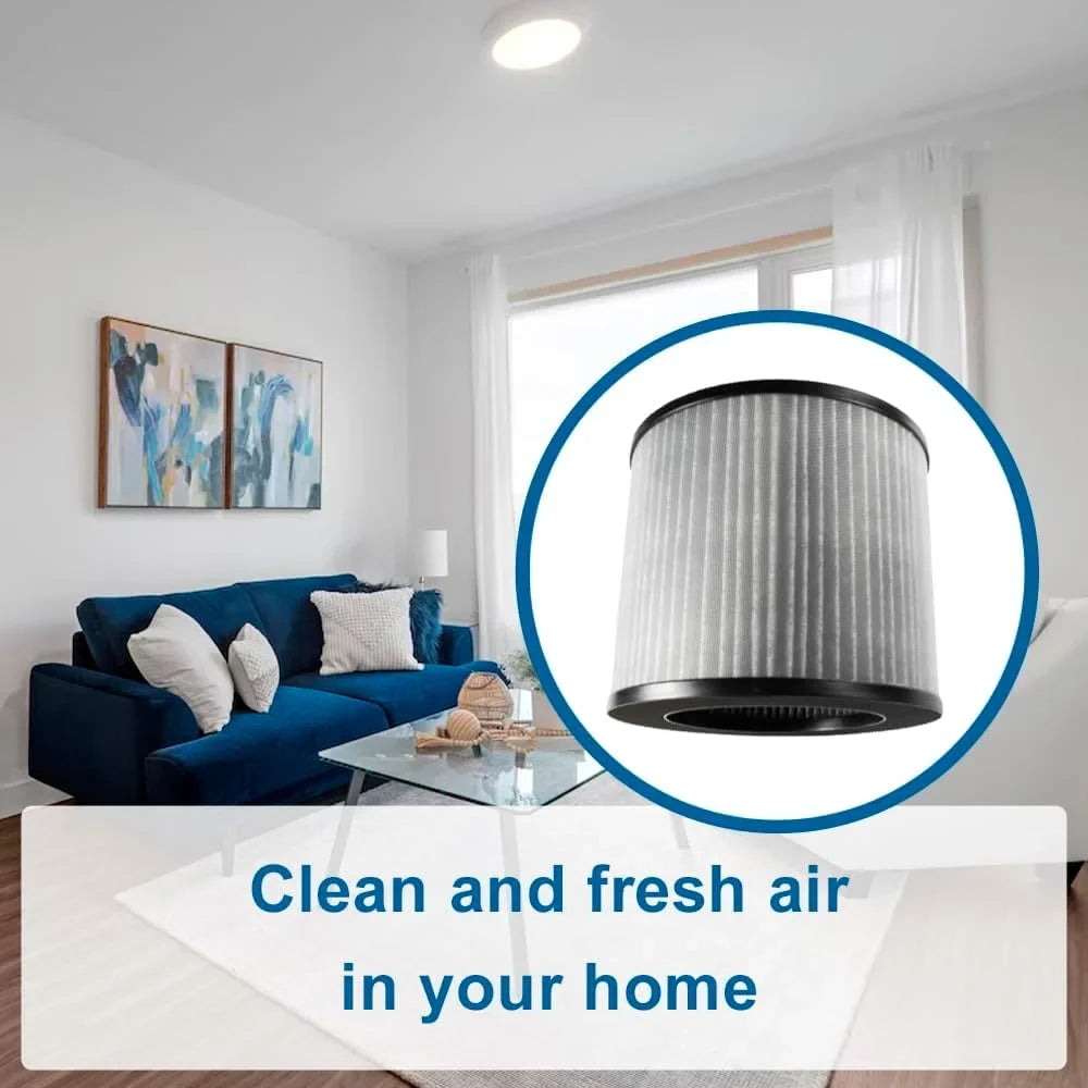 2-Pack 2801 Replacement Filter Compatible with Bissell MyAir Personal Air Purifier 2780A 2780B 2780P 27809 3329, 3-in-1  Activated Carbon Filter