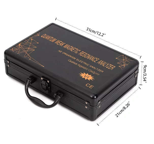 TOOL1SHOoo 6TH 4.7.0 Hand Touch Quantum Magnetic Resonance Body Analyzer  Body Health Analyzer Black