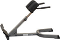45 Degree Hyperextension Bench - Adjustable Back & Abdominal Exercise Machine With Thick Support Pads For Home And Gym