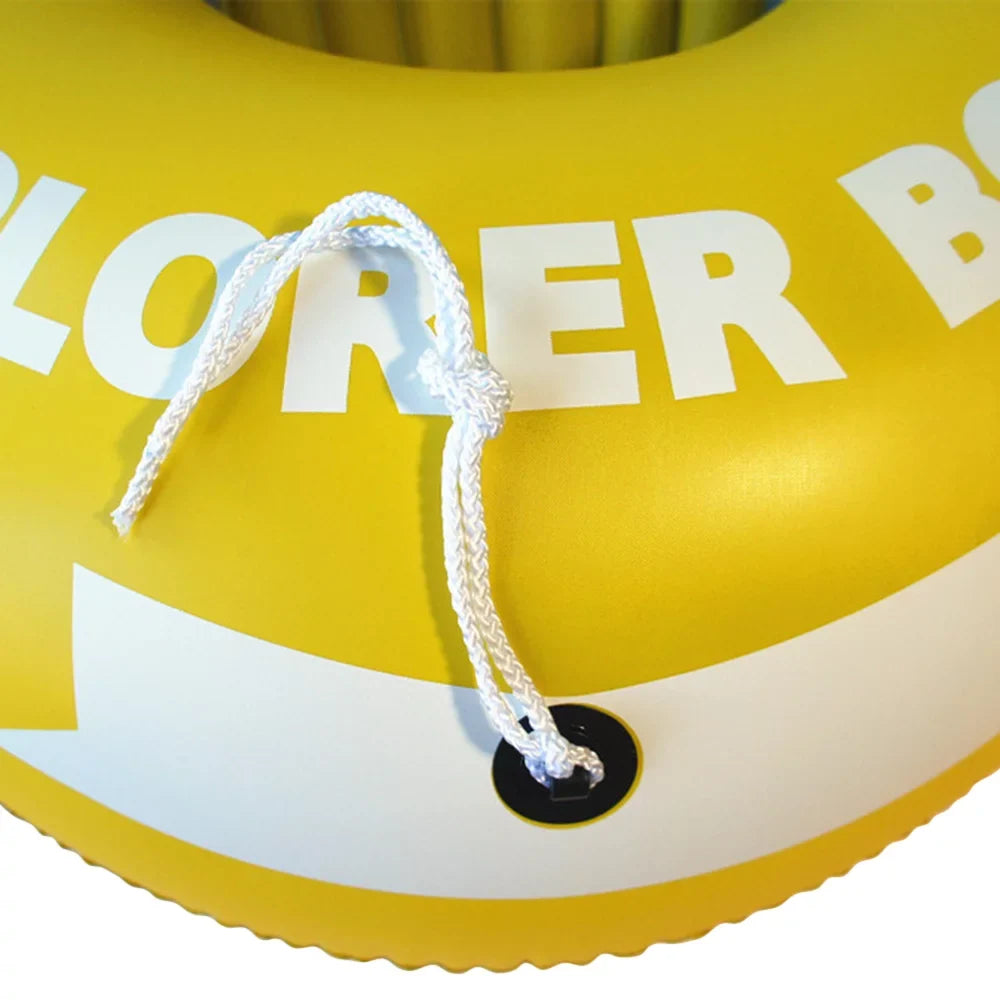 Inflatable Boat Fishing Boat for 1 Adult & 1 Child Summer Fun Boat Canoe Kayak