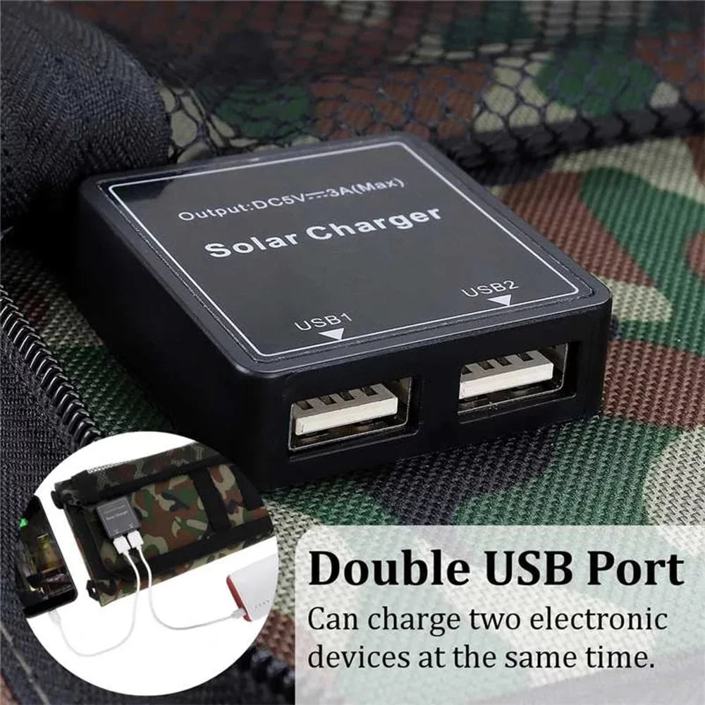 Paddsun 80W  Solar Panel Folding Power Bank Outdoor Camping Hiking Phone Charger