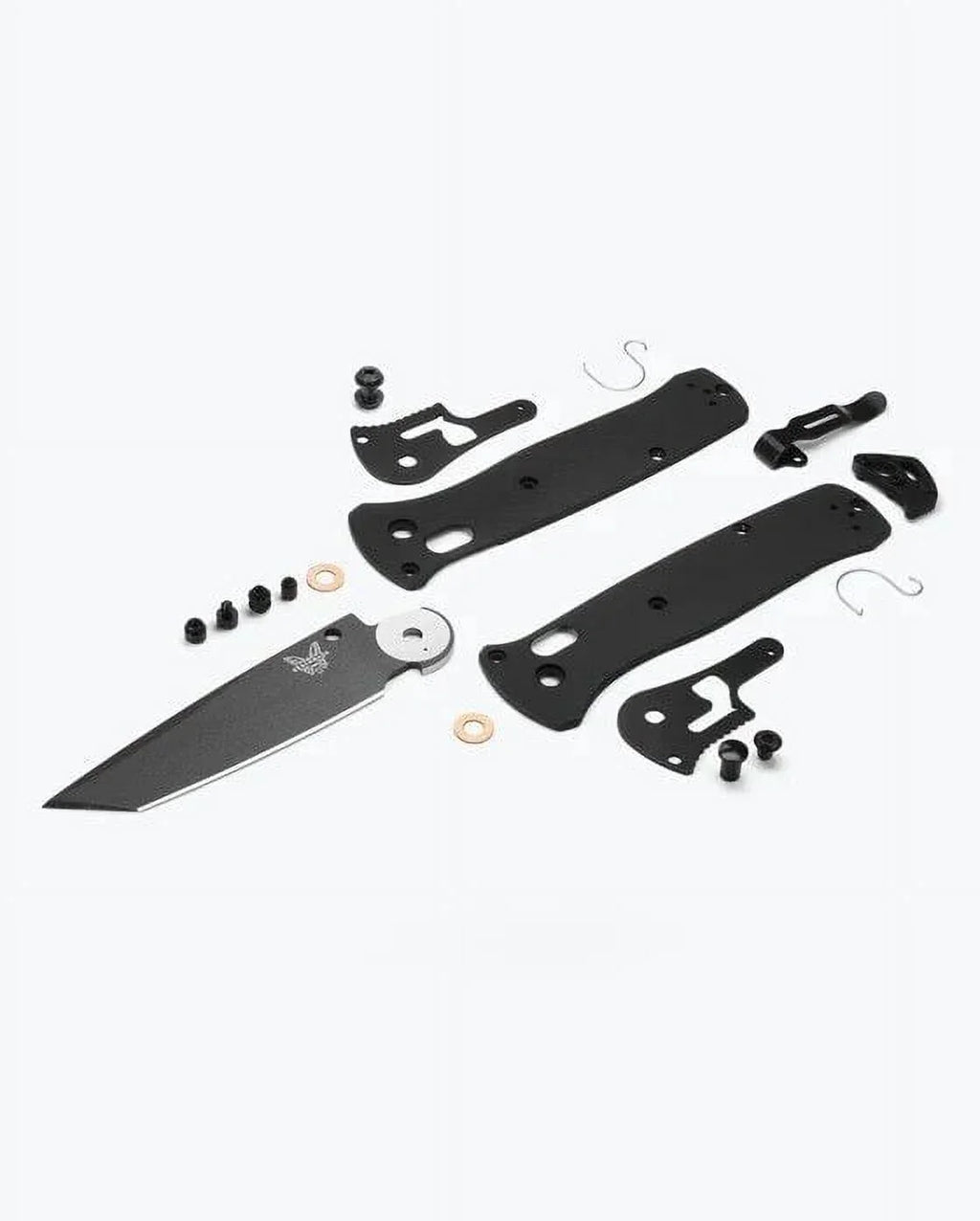 Benchmade Tanto Blade Black Aluminum Handle Folding Knife - -537GY-03