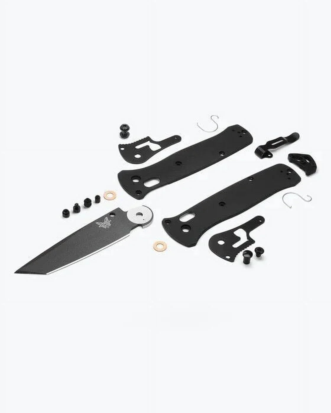Benchmade Tanto Blade Black Aluminum Handle Folding Knife - -537GY-03