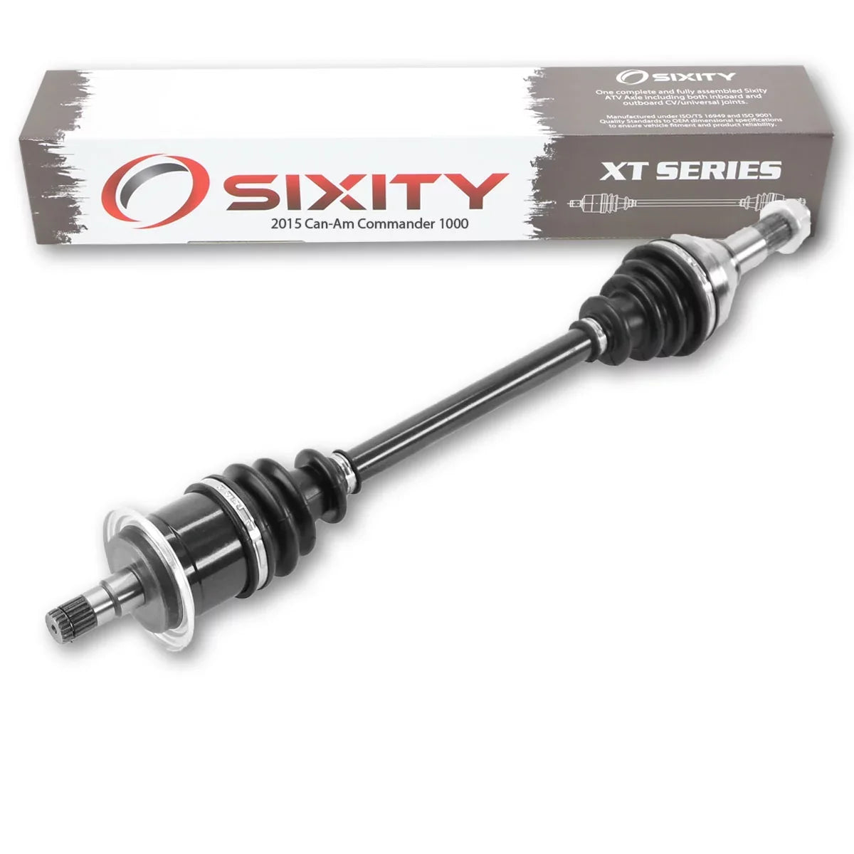 Sixity  Front Left Axle compatible with Can-Am Commander 1000 2015 -  1000   4X4