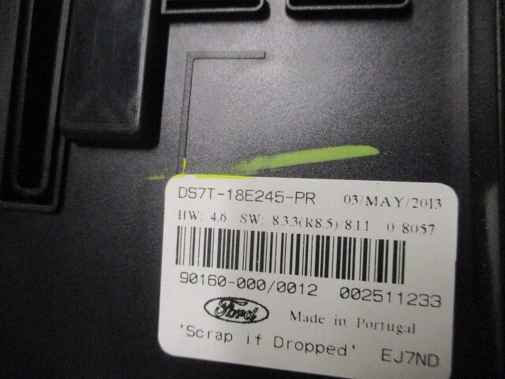 Pre-Owned 2013 Ford Fusion Sony Radio Control Panel Face   (Good)