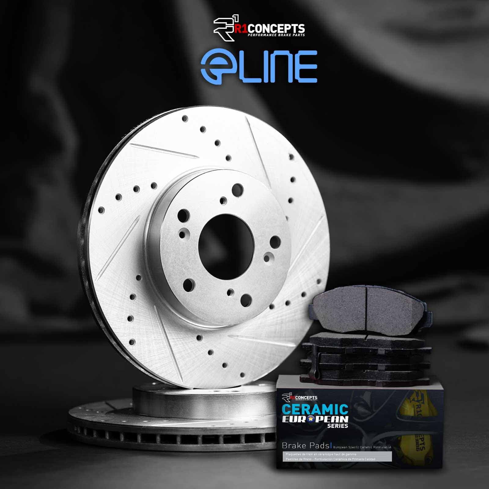 R1 Concepts Rear Brakes and Rotors Kit
