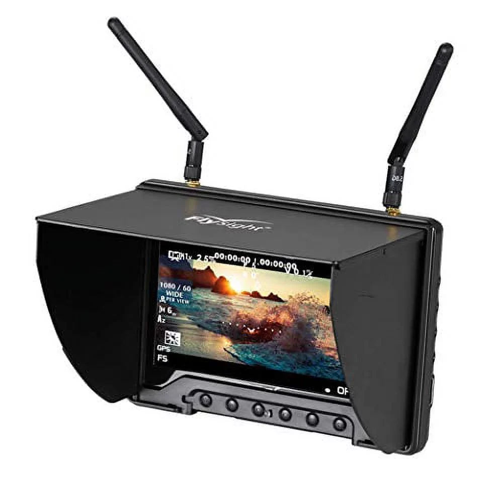 5.8Ghz  Monitor Flysight RC801  Diversity Monitor7 Inch  Ground Monitor with  and  Perfect  Performance Monitor for  Phantom Drone Inspire (RC801DSMA)