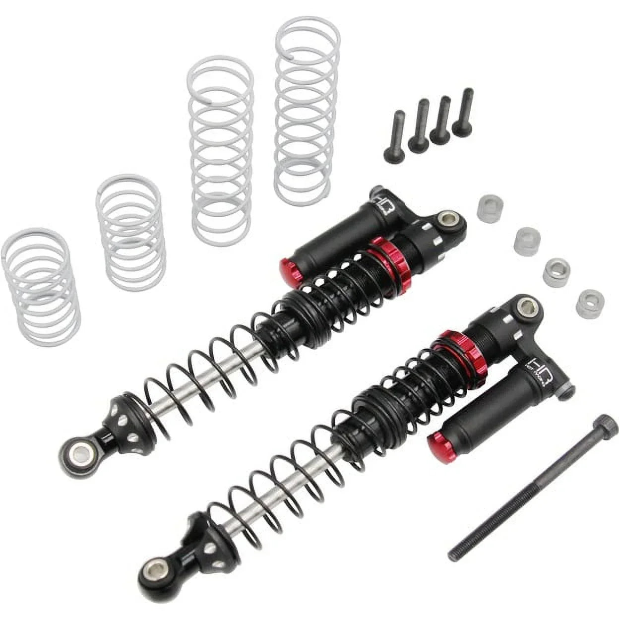 Hot Racing 100mm Aluminum Piggyback Shocks Adjustable HRATD100RV02 Electric Car/Truck Option Parts