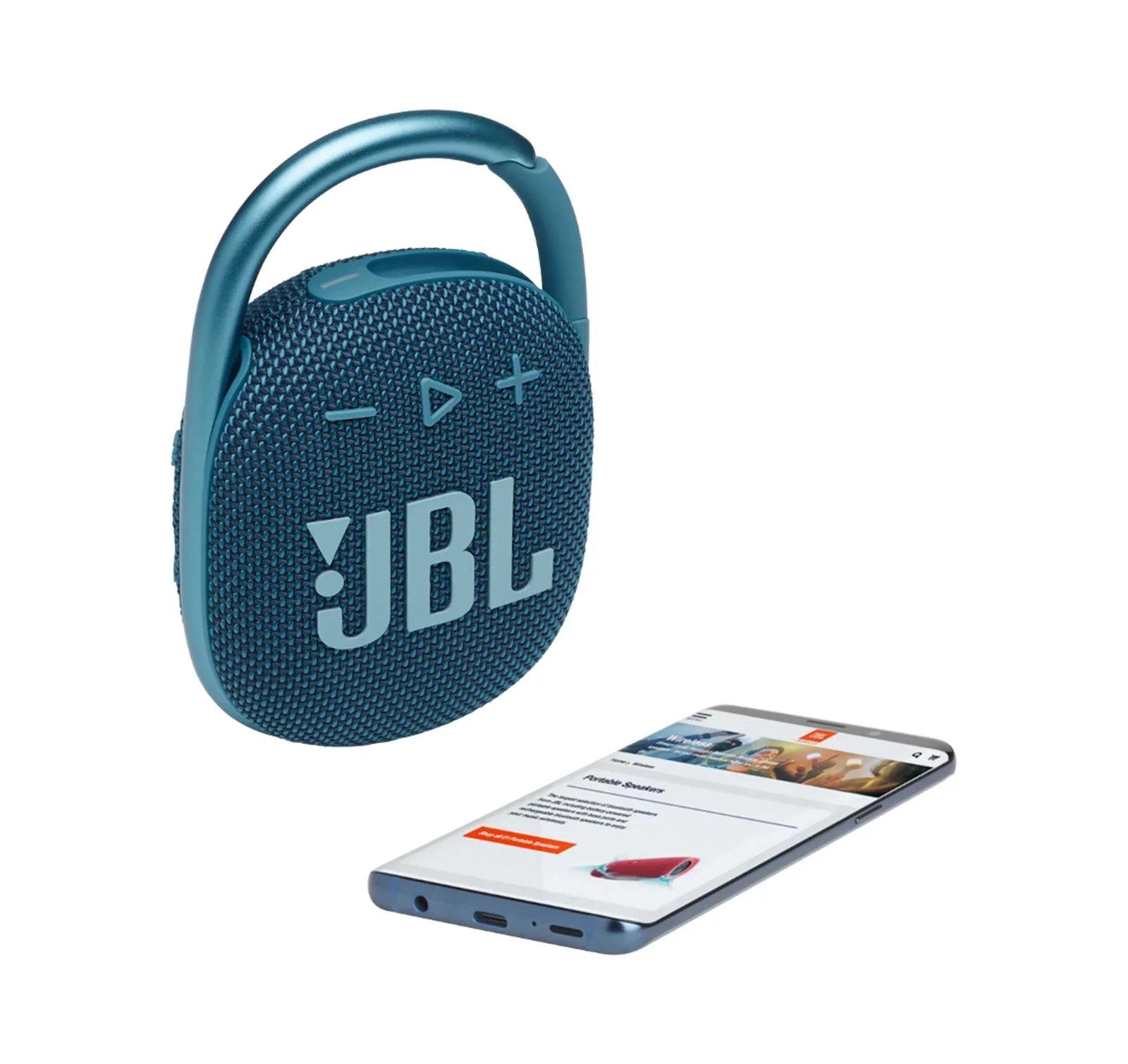 Clip 4 Blue Portable Bluetooth Speaker (Certified Refurbished)