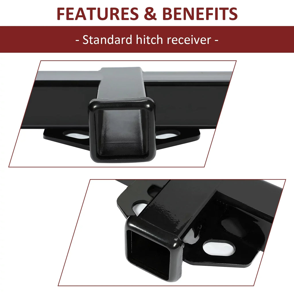 Kojem Tow Trailer Hitch Receiver 2" Class 3 for 1983 - 2012 Ford Ranger 1994-2010 Mazda B2300 B3000 B4000 Pickup