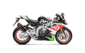 Akrapovic S-A10E8- Evolution Line Full System Exhaust - Carbon Fiber Muffler