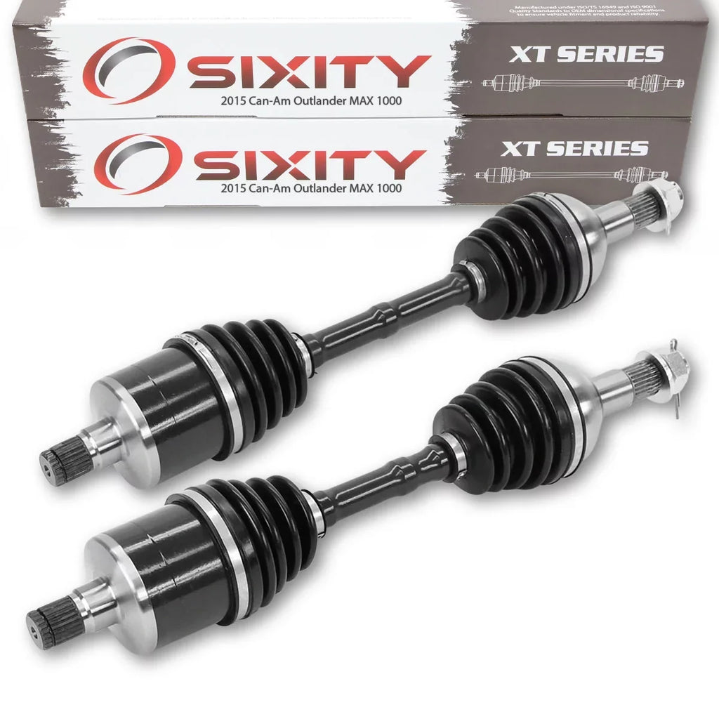 2 pc Sixity  Rear Left Right Axle compatible with Can-Am Outlander  1000 2015 -    4X4