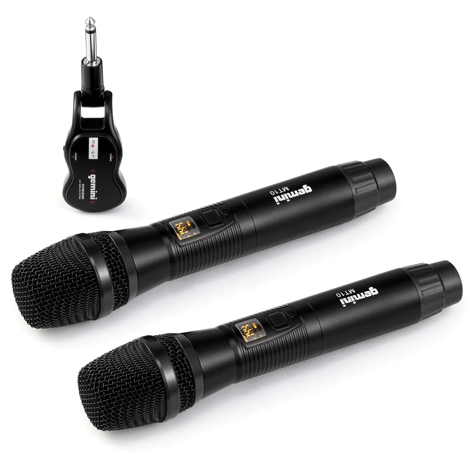 Gemini -2200 Ultra Powerful Bluetooth 2,200 Peak Watt Speaker with Built-In Media Player & -M200  Dual Wireless Microphone System , 843631171035