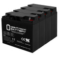 12V 22AH  Battery for Rascal R200/R500 Series Scooter - 4 Pack