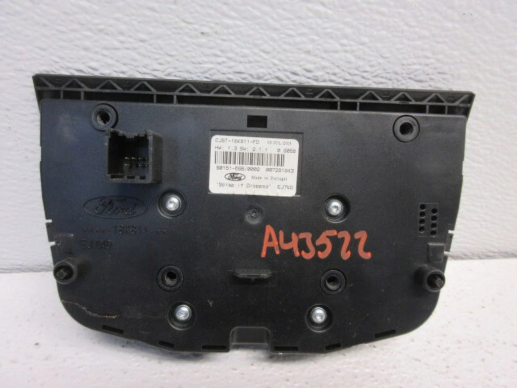 Pre-Owned 2013-2016 Ford Escape C-Max Sony Radio Control Panel   (Good)