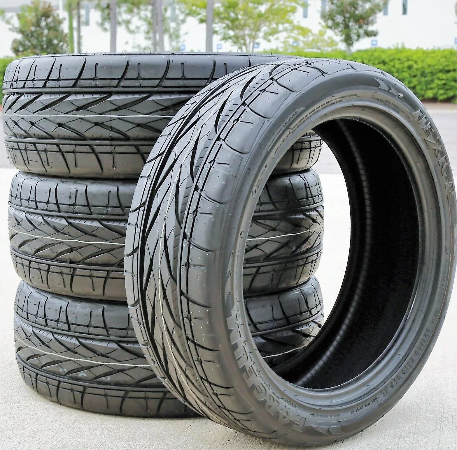 Set of 4 () Forceum Hexa-R 225/45R18  95Y  A/S High Performance Tires Fits: 2011-15 Chevrolet Cruze , 2012 Toyota Camry