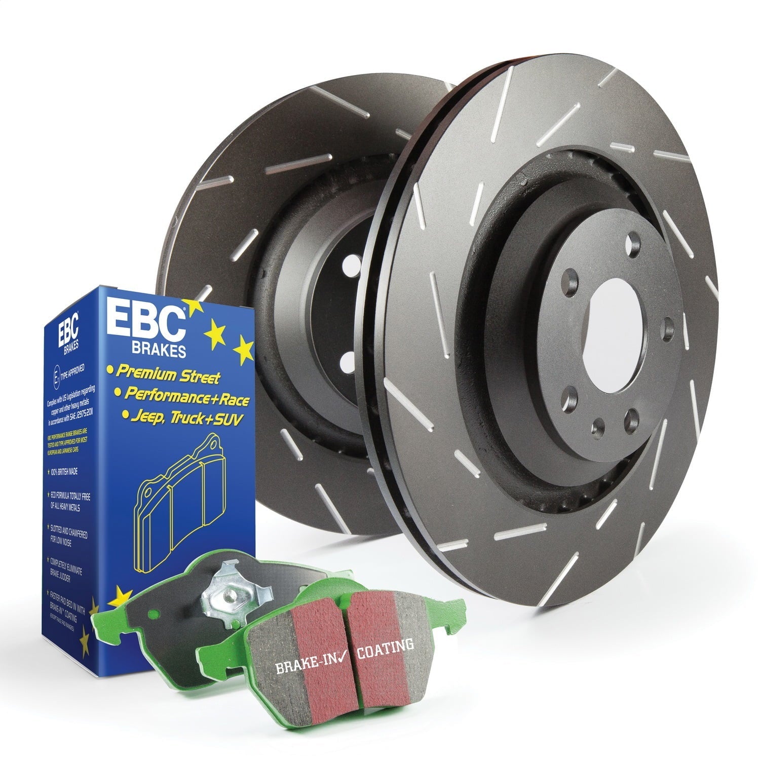 Brakes S2KF1133 S2 Kits Greentuff 2000 and  Rotors