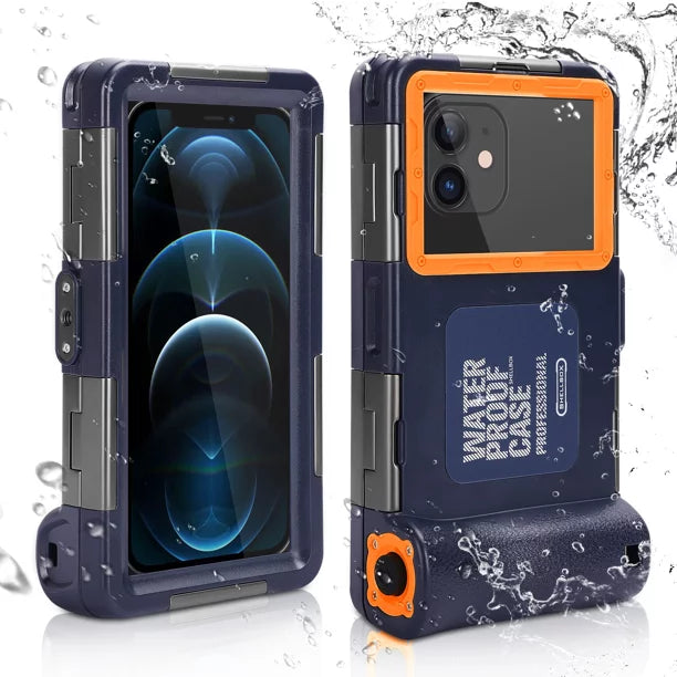 UrbanX Professional [15m/50ft] Swimming Diving Surfing Snorkeling Photo Video Waterproof Protective Case Underwater Housing for Lenovo A6600 And all Phones Up to 6.9 Inch  with Lanyard