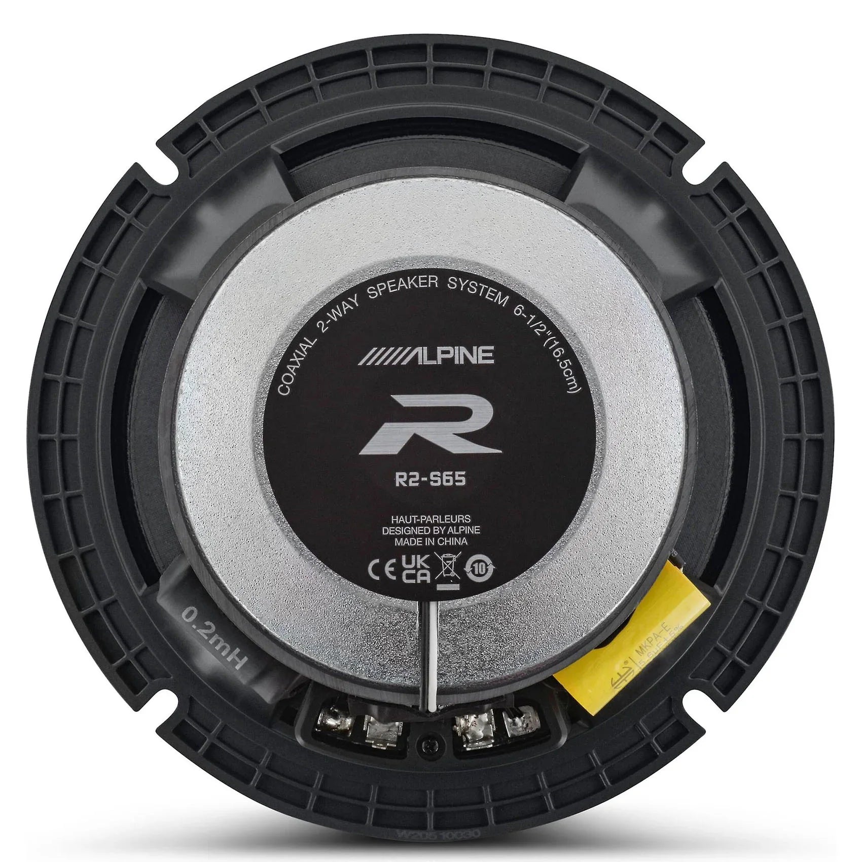 (4) Alpine R2-S65 6.5" 2-Way Car Audio Speakers High-Resolution Certified