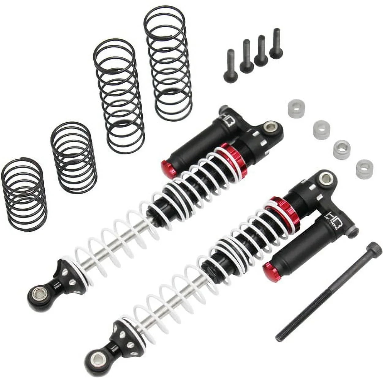 Hot Racing 100mm Aluminum Piggyback Shocks Adjustable HRATD100RV02 Electric Car/Truck Option Parts