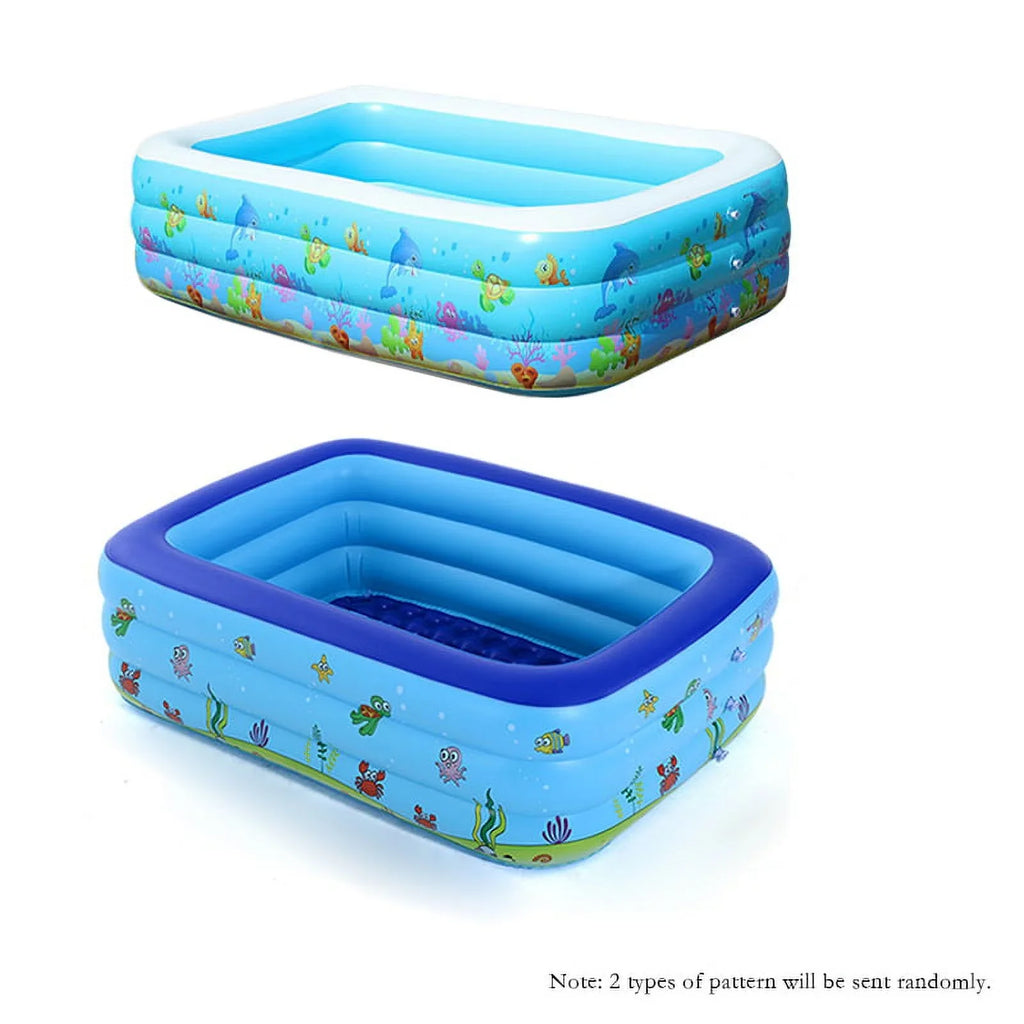 Eccomum Portable Swimming Pool Inflatable Baby Swimming Pool Outdoor Children Basin Kid Bathtub