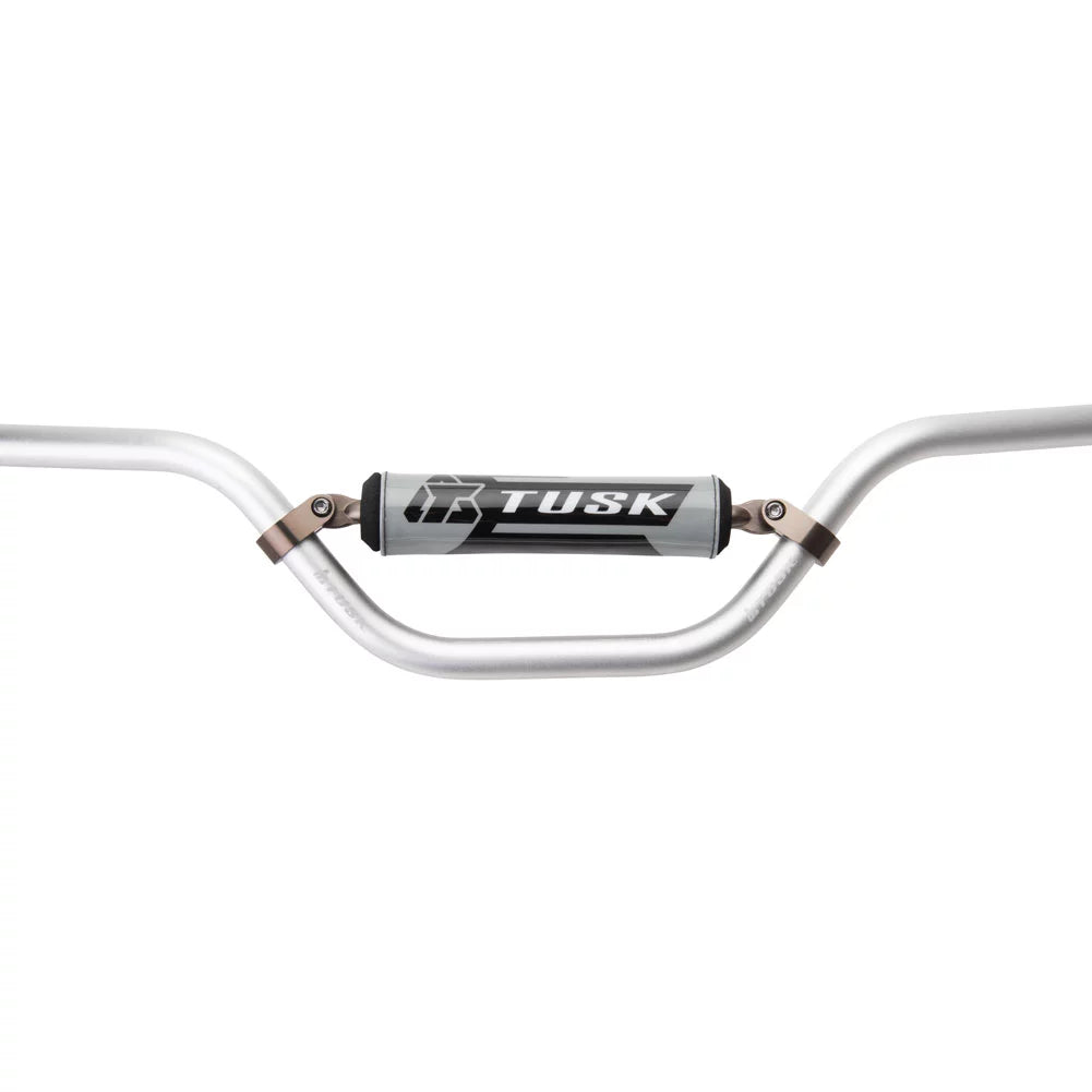 Tusk T-10 Aluminum 7/8" Handlebar  Mini Bend Silver For  CR3 1997