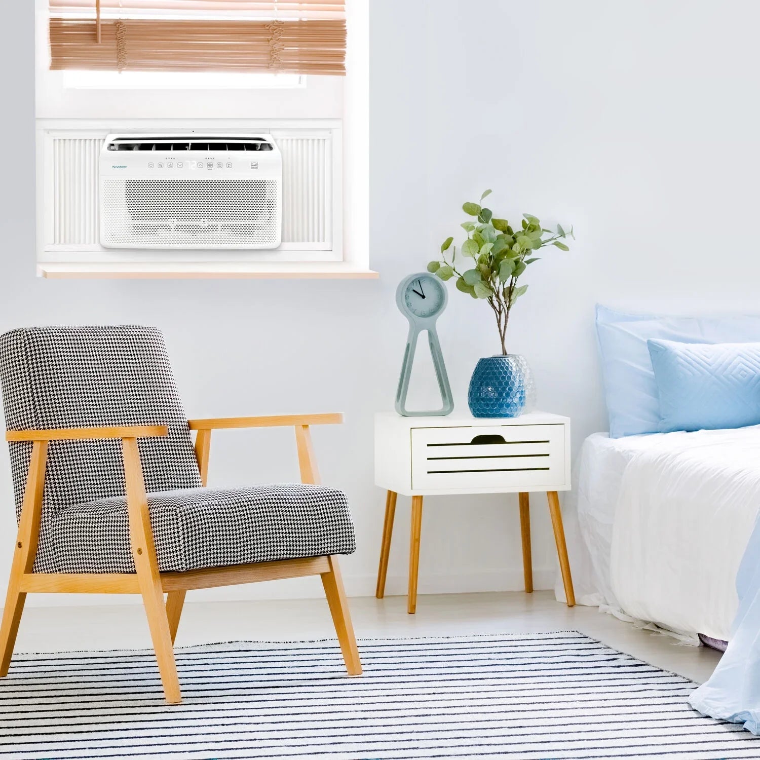 Keystone 8,000  Window Mounted Inverter Air Conditioner with Remote Control