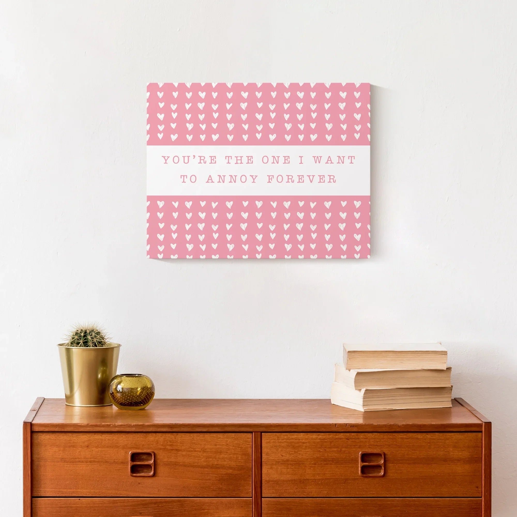 Creative Products One Annoy Forever Pink 14 x 11 Canvas Wall Art