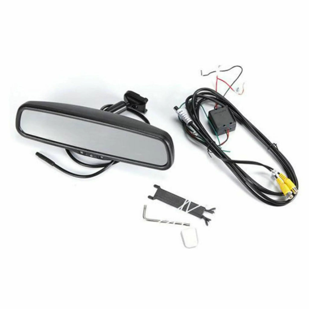 Rydeen MV436S Universal Mount Car Video 4.3 -Inch   Rear View Mirror Monitor