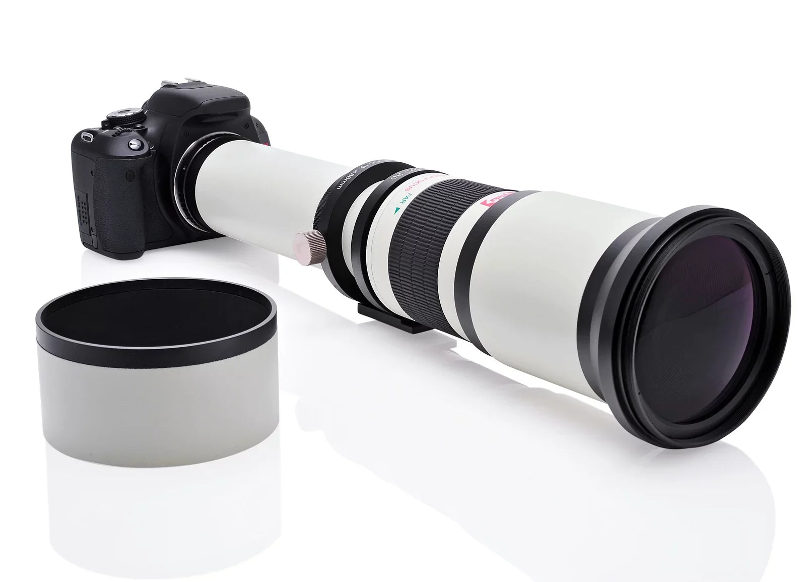 Opteka 650-1300mm (with 2x- 1300-2600mm) f/8 Manual Telephoto Lens +  for Sony Alpha A99 , A99, A77, A68, A65, A58, A57, A55, A37, A35, A33, A900, A700, A580, A560, A550, A390 Digital  Cameras