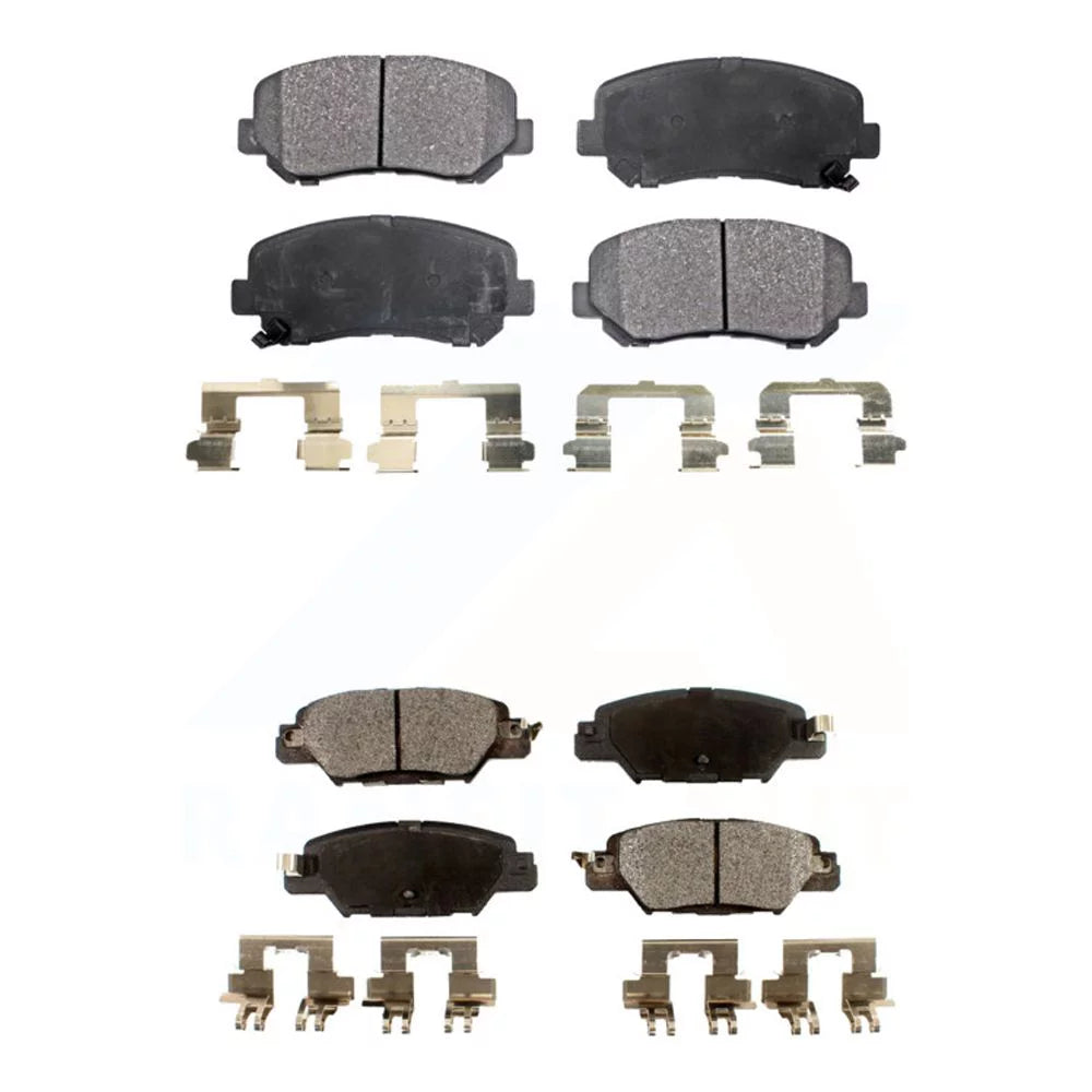 Front Rear Semi-Metallic Brake Pads Kit For Mazda -5 -100243