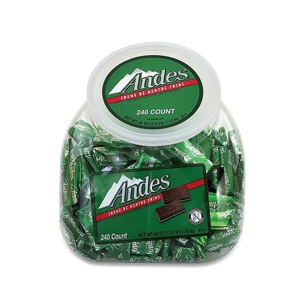 Creme de Menthe Chocolate Mint Thins 240 Piece Tub