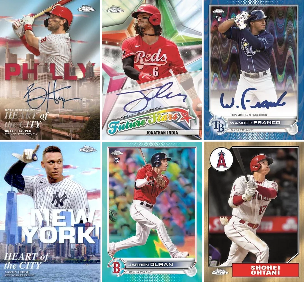 2022 Topps Chrome  Baseball Mega Box Trading Cards