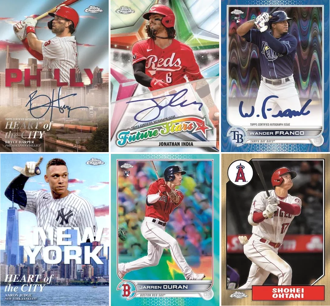 2022 Topps Chrome  Baseball Mega Box Trading Cards