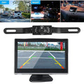 KingFurt  Car Night Vision Backup Camera Kit 5" Wireless Monitor  Rear View Waterproof