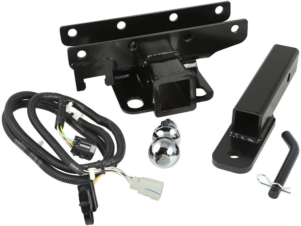 Rugged Ridge by RealTruck Trailer Hitch Kit for Wrangler  | 2" Ball, Rated to Tow 2,000-Lbs | 11580.54 | Compatible with 2007-2018 Jeep Wrangler