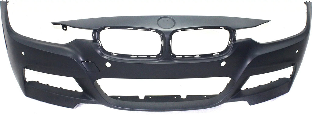 Front   Compatible For  3- 2013-2018 Primed with M Sport Line with  Sensor Holes/Camera Sedan/Wagon