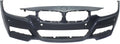 Front   Compatible For  3- 2013-2018 Primed with M Sport Line with  Sensor Holes/Camera Sedan/Wagon