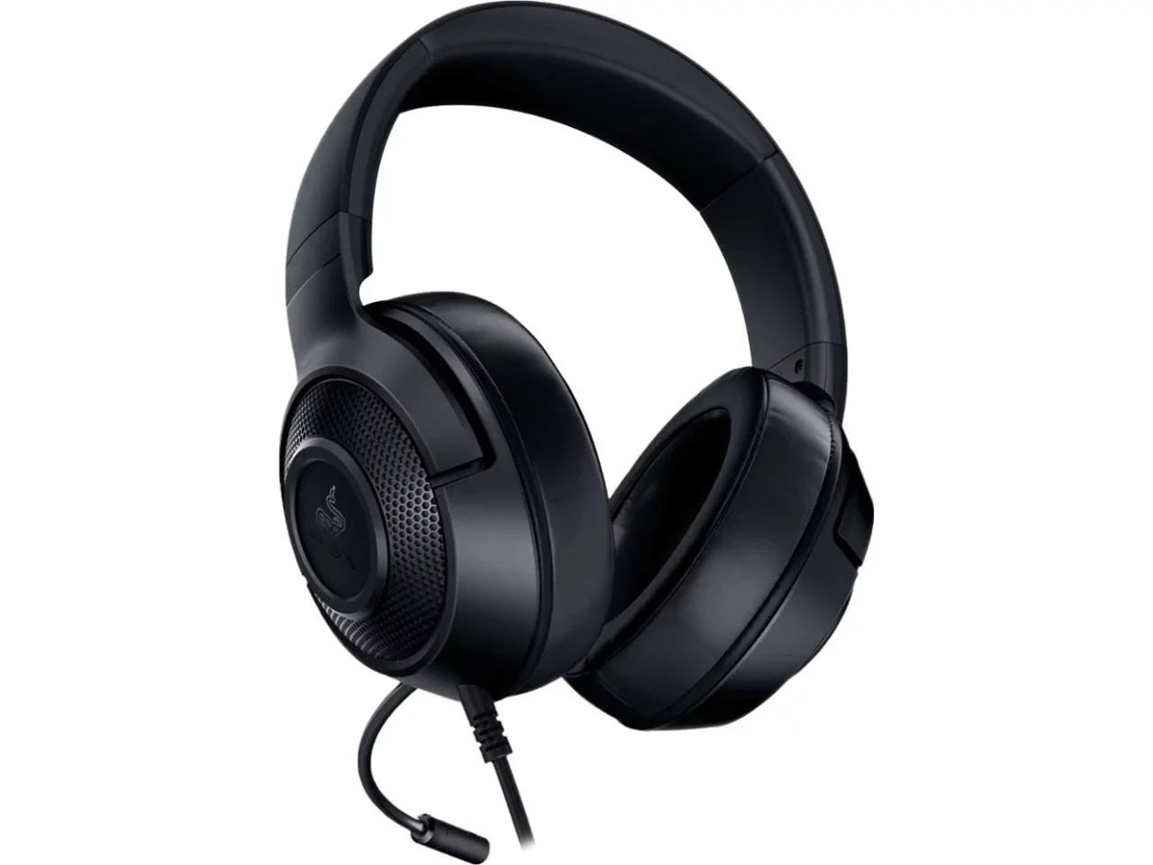 Razer Kraken X Lite Ultralight Gaming Headset: 7.1 Surround Sound Capable Lightweight Frame Bendable Cardioid Microphone for , Xbox, PS4, Nintendo Switch - Classic Black