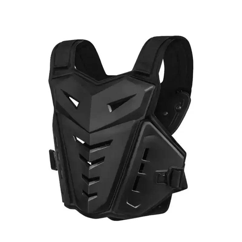 Motocross Body Armor Motorcycle Jacket Motocross Moto Vest Back Chest Protector Off-Road Dirt Bike Protective Gear White