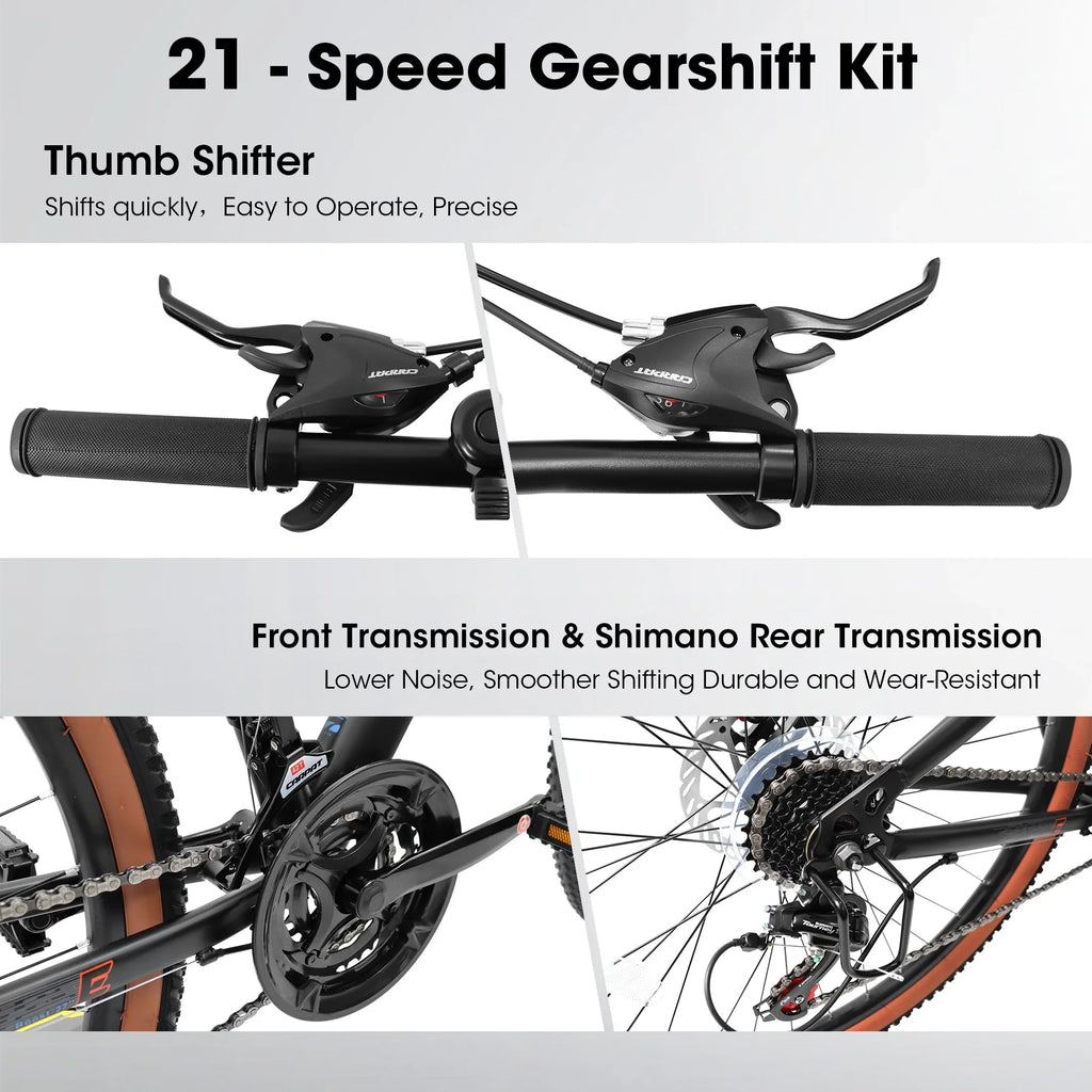 Ecarpat Mountain Bike - 1 - 44.0 - Conquer trails with ease on this versatile bike!
