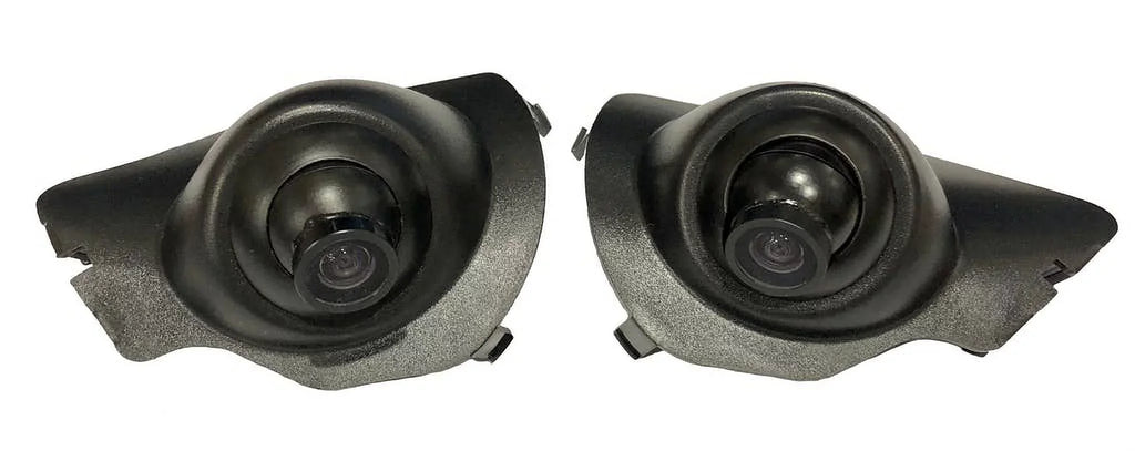 Crux - Multi View Integration Interface with A/V Input and Side Mirror Mounted Cameras For Toyota Highlander