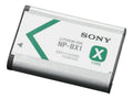 Sony -BX1 - Camera battery Li-Ion 1240 mAh - for Action Cam--AS200, AS50; Cyber-shot -HX80, HX90, RX1R, WX500; Handycam -GWP88