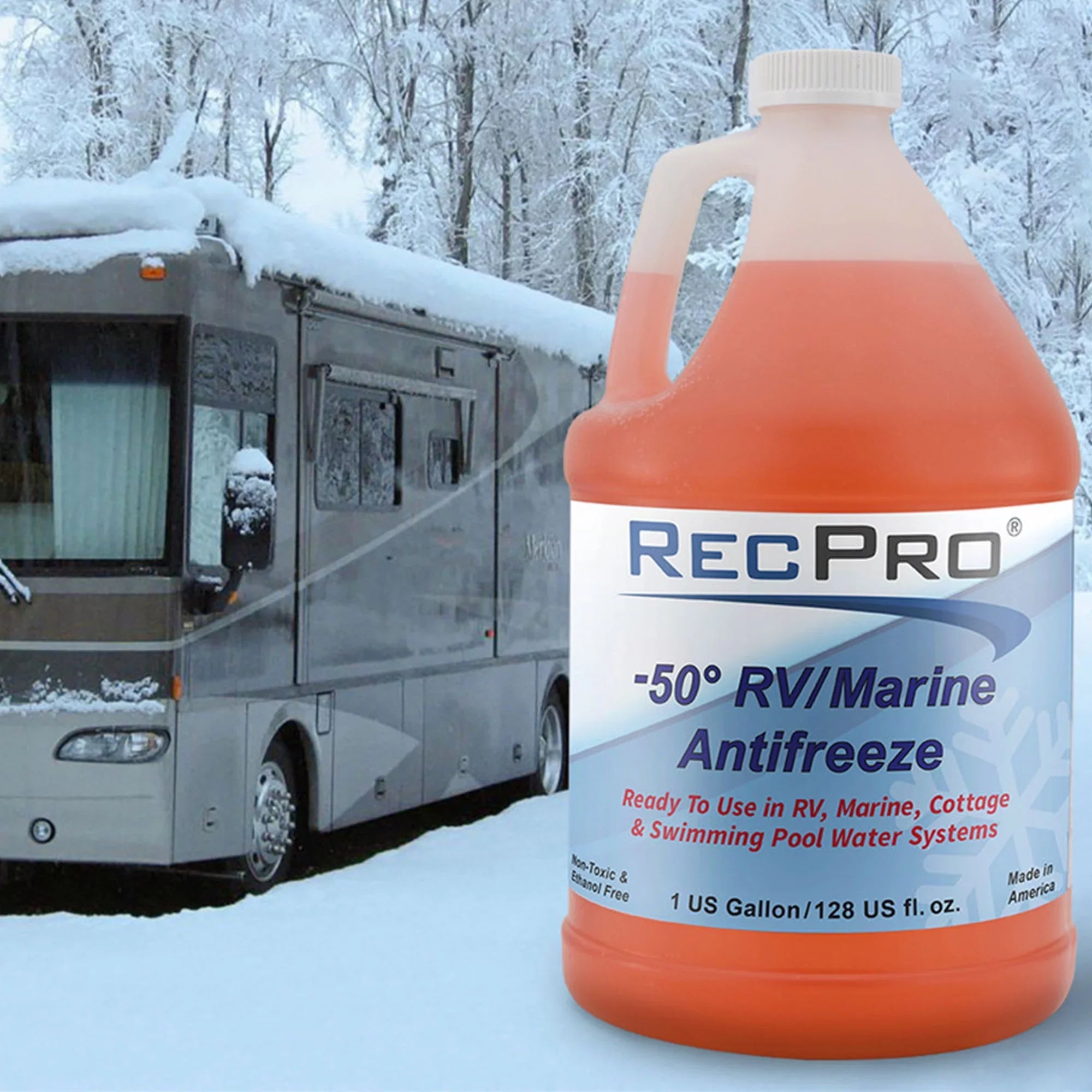 RecPro  Antifreeze Concentrate Fluid for Winterizing Vehicles (2 Pack)
