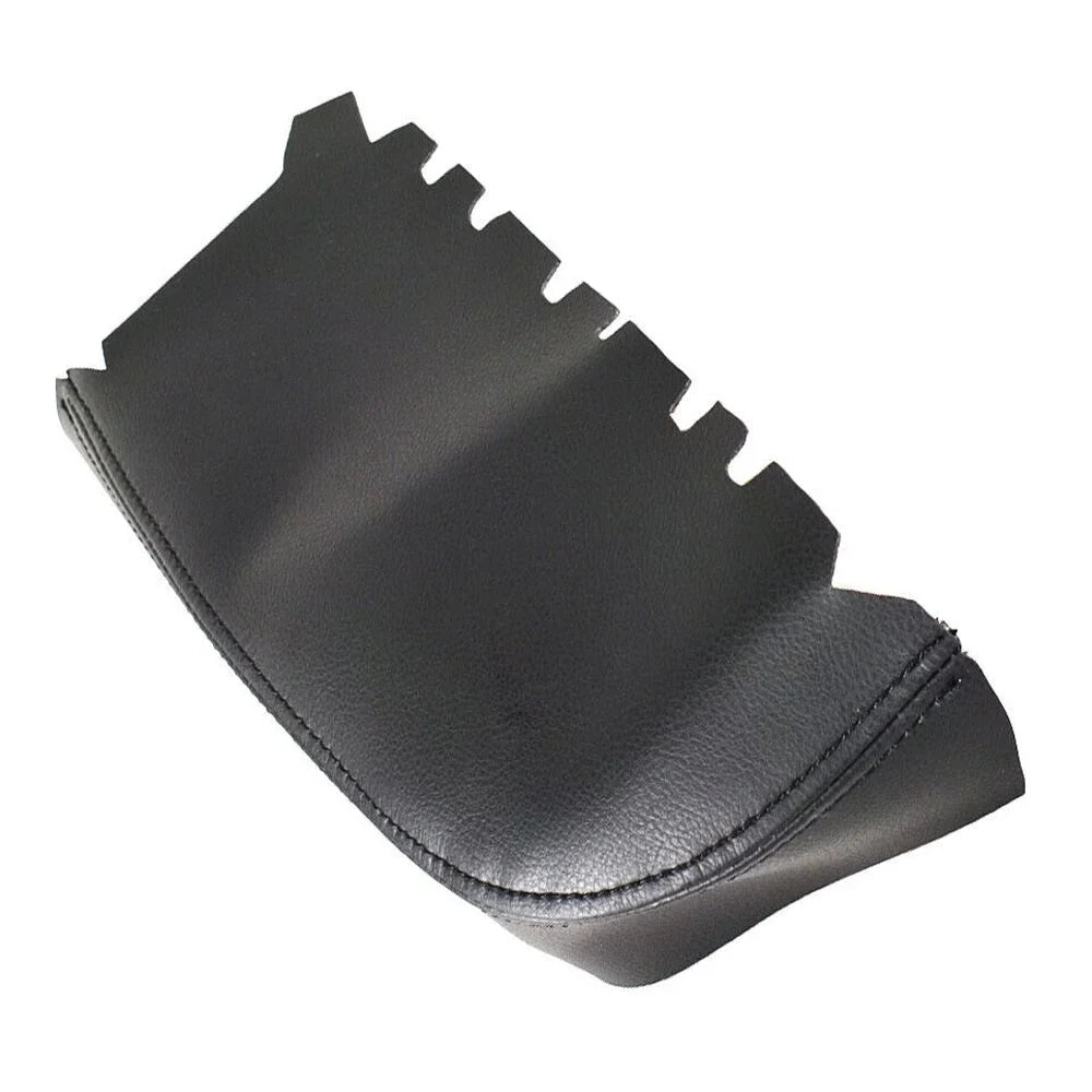 Teledu For Honda Pilot Center Console Lid Front Door Armrest Cover Black Leather