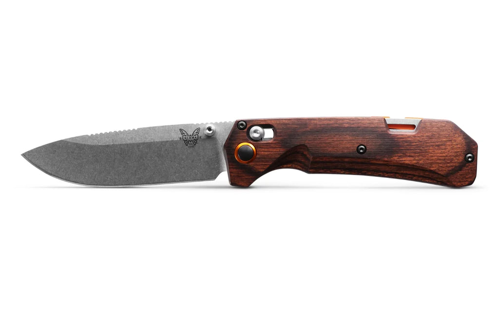 Benchmade Grizzly Creek 15062 Stabilized Wood 3.49" -S30V Stainless Folding Pocket Knife