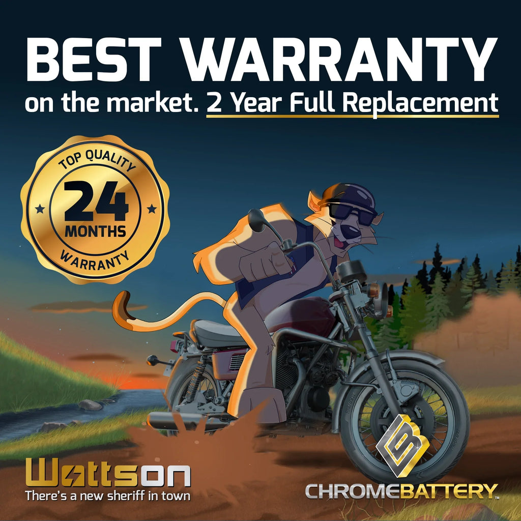 Zipp Battery YB14A-A2 (14A-A2 12 Volt,14 Ah, 190 ) Utility Vehicle Battery for Kawasaki Kaf400 Mule 600 610 400cc 05-'07