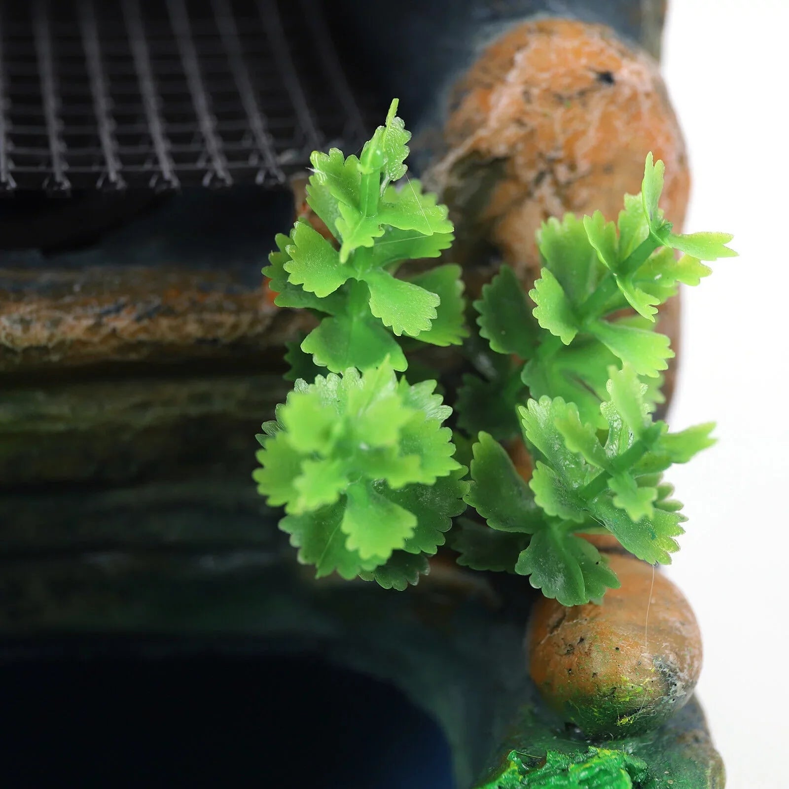 Indoor Water Fountain Tabletop Waterfall Feng Shui Zen Table Decor with  Light