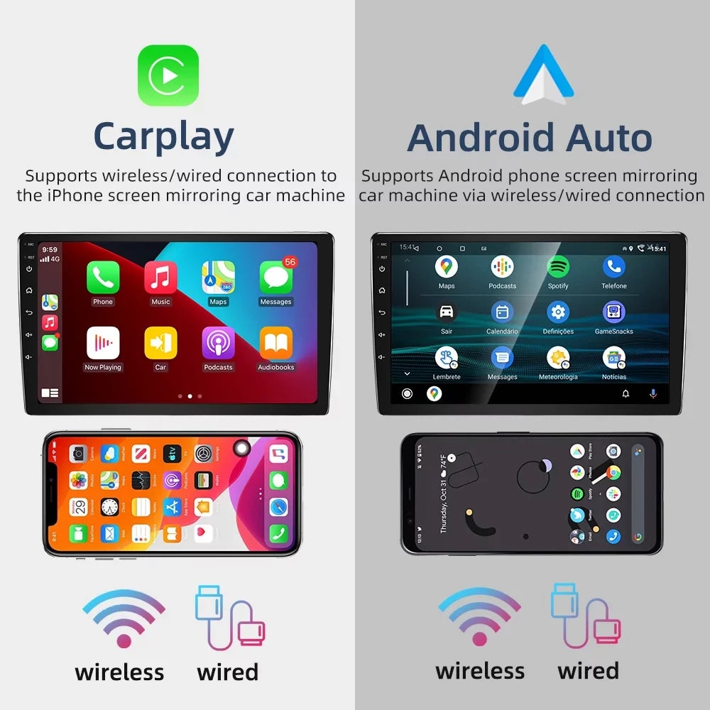 9 inch Apple CarPlay & Android Auto Car Stereo Receiver, Car Radio Compatible with 2010-2013 Mazda 3 with backup camera