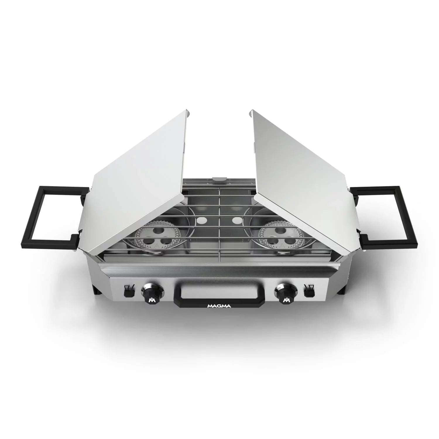 Magma Crossover Double Burner Camping Stove With Grill Top & Griddle Top